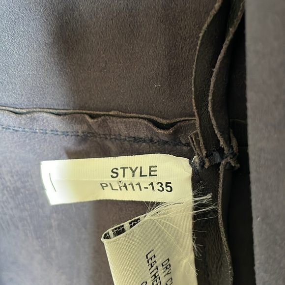 Bod Christensen Leather Lightweight Jacket Size 8 - Picture 7 of 9